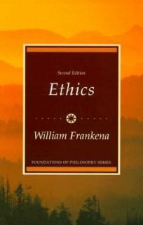Ethics by William K. Frankena 1988, Paperback, Revised