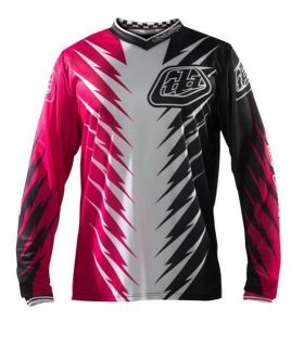 new 2012 troy lee design gp shocker jersey blk pink