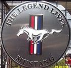 Embossed Ford MUSTANG The Legend Lives 24 Tin Sign Pon