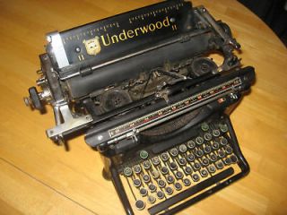 Vintage Underwood 11  11 Typewriter 1923 Detroit Times Collectible 