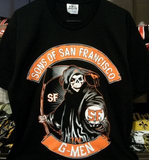 NEW San Francisco Giants Sons of SF Black t shirt 2012 World Series 