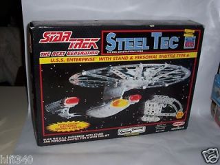 star trek uss enterprise steel tec model kit remco time