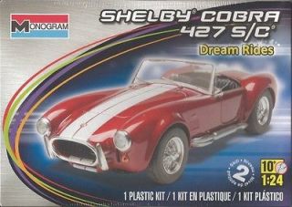 Monogram Shelby Cobra 427 S/C Plastic Model Car Kit 1/24 Scale #85 
