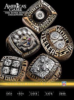 NFL Americas Game Pittsburgh Steelers DVD, 2007, 5 Disc Set