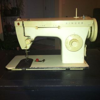 vintage singer model 247 sewing machine in cabinet  100 00 