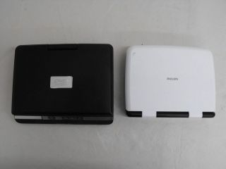   DVD Players Super 7 Black & Phillips 7 White AS IS Parts/Repair