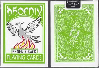 DECK Phoenix Master Edition green playing cards from Card Shark