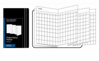 Moleskine 2011 12 Month Project Planner Black Soft Cover Pocket by 