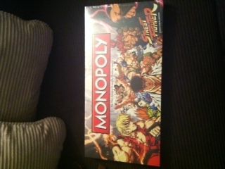 Street Fighter Collectors Edition Monopoly Game USAopoly NEW
