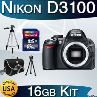 Nikon D3100 Digital SLR Camera Body 14.2 MP 1080p HD Black USA