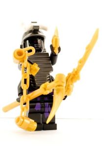 Newly listed LEGO Ninjago Lord Garmadon minifigure with GOLDEN WEAPONS 
