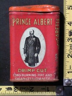 Old Vintage Prince Albert Crimp Cut Pipe & Cigarette Smoking Tobacco 