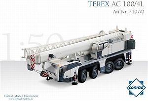 conrad terex ac100 4l telescopic mobile crane 