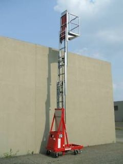 cotterman electric lift platform man lift  4499