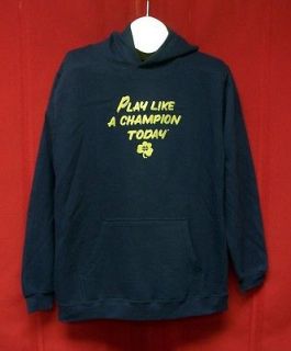 Notre Dame Play Like a Champion Today hoodie hooded sweatshirt YOUTH 