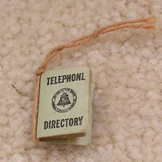 vintage barbie sized telephone directory by playtown usa time left