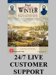 GMT GAMES DEAD OF WINTER BATTLE OF STONES RIVER   NEW   TRACKABLE 