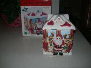 fitz and floyd santa cookie jar in Decorative Collectibles