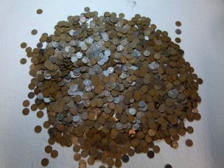 lbs pounds of mixed wheat pennies 