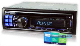 NEW ALPINE CAR STEREO +2YR WARANTY CD  IPOD PLAYER PANDORA RADIO 