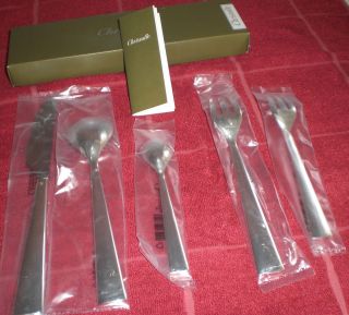 CHRISTOFLE   HOTEL, FRANCE Stainless Steel DEMITASSE SPOONS, New 