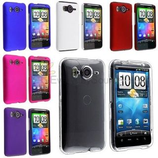   Hard Phone Case Cover Accessory Bundle For HTC Inspire 4G Desire HD