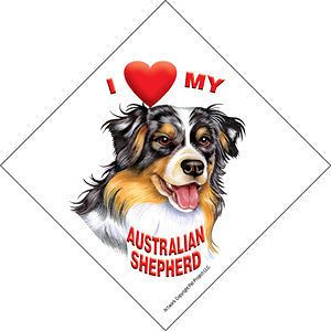 love my aussie sign for car window locker or