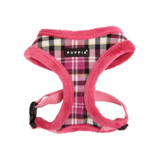 puppia deluxe pink uptown 2 puppy dog harness new for