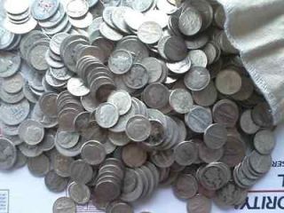   OF THE FALL   Lot Old US Junk Silver 204 Coins 2 Pounds LB Pre 1965