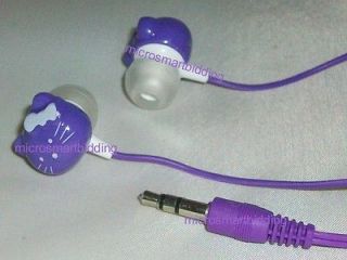   ear PURPLE Earphone earbuds HELLO KITTY for NDS PSP tablet  PLAYERS