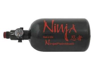 ninja 35ci 3000psi high pressure n2 steel paintball tank one