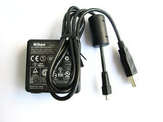 OEM AC wall Charger + OEM USB Cable Cord For Nikon Coolpix S3000 S4000 