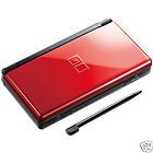 Crimson & Black Nintendo DS Lite Handheld System and extras