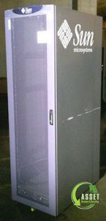 Sun Rack 1000 42u rack mount cabinet with doors, sides [51]