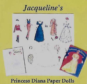 dollhouse miniatures set princess di paper dolls book time left