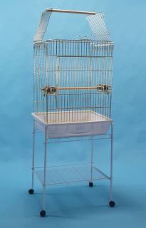 New Parrot Bird Cage Playtop 25 x 21 x 69H  Conure African Grey
