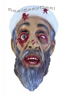 Osama Bin Laden Zombie Fancy Dress Rubber Mask Stag Night Halloween 