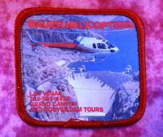 Bauer Helicopters, for Las Vegas, Grand Canyon, Hoover Dam, patch