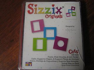 sizzix die frame slide mounts coin holder 