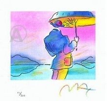 ON SALE NOW Exciting Peter Max Hand Signed Umbrella Man 