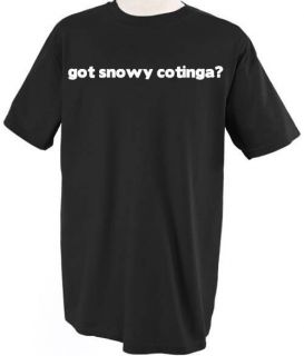 got snowy cotinga bird animal pet t shirt shirt tee