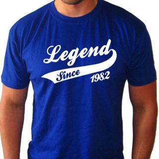   SINCE 1982 30th BIRTHDAY GIFT PRESENT FRIEND FAMILY T SHIRT NEW ALL SZ
