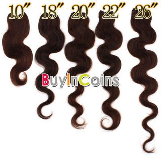 18 20 22 26 Remy Body Wave Human Hair Wave Weaving Weft Extensions 