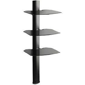 omnimount tria adjustable 3 shelf wall system new time left