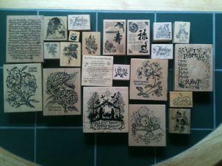 PSX Rubber Stamps U Pick All Occasions ~ Botanicals ~ animals ~ More 