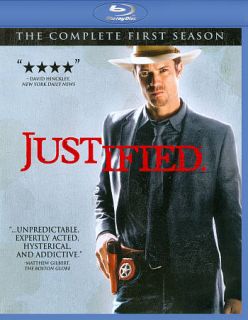 Justified The Complete First Season Blu ray Disc, 2011, 3 Disc Set 