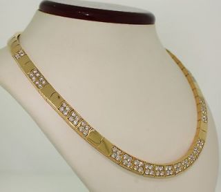piaget 18k yellow gold diamond necklace 4 6cts authenticity guaranteed