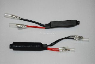   Pair of Universal Fit In Line Resistors for Motorcycle LED Indicators