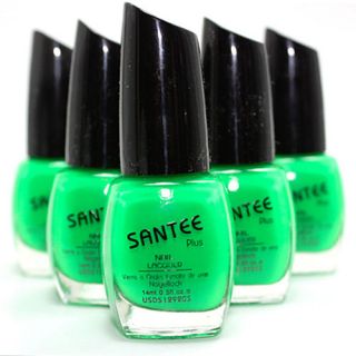 santee plus neon green lacquer nail polish one day shipping