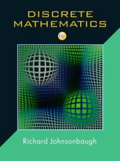Discrete Mathematics by Richard Johnsonbaugh 2004, Hardcover, Revised 